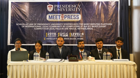 Presidency University wins spirit of the competition award 