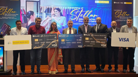 EBL unveils ShareTrip Visa co-brand cards