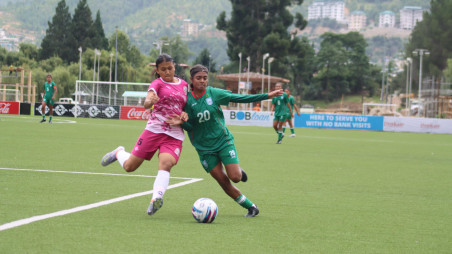 Bangladesh draw 1-1 with Bhutan in SAFF U-17 Women's Championship, fall behind in title race