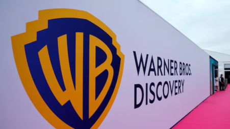 The Warner Bros logo is seen during the Cannes Lions International Festival of Creativity in Cannes, France, 22 June 2022. Photo: Reuters
