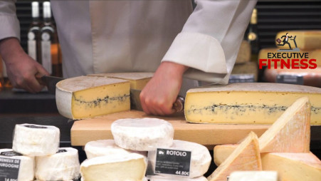 French cheese is displayed for sale at a supermarket in Joinville-le-Pont, near Paris, as sales of cheese eaten at home has rocketed over the last year amid lockdowns and restrictions in France, March 25, 2021, in this screen grab taken from a video. Picture taken March 25, 2021. Photo: Lucien Libert/REUTERS TV via REUTERS