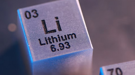A block with the symbol, atomic number and mass number of Lithium (Li) element, in this illustration taken January 21, 2026. Photo: REUTERS/Dado Ruvic/Illustration