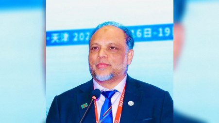 Dr Syed Md Akram Hussain,PhD,FCPS, Professor and Founding Chairman , Clinical Oncology Department, Bangladesh Medical University. Photo: Collected 