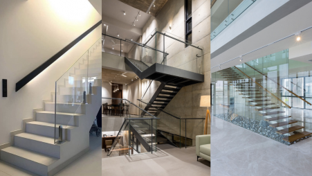 Layered lighting, like this integrated handrail lighting strategy, enhances both safety and spatial quality and introduces a refined, contemporary detail. Photo: BDinterior