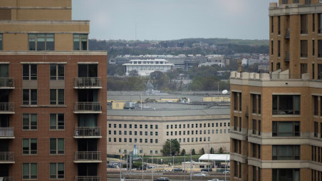The Pentagon building is seen in Arlington, Virginia, US, 6 April, 2023. Photo: REUTERS