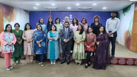 India highlights deeper media engagement to strengthen the future India–Bangladesh partnership. photo: UNB