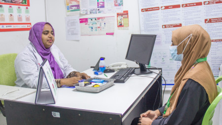 15 RMG factory outpatient clinics now provide SRHR services, including short- and long-term family planning methods and counselling. 



