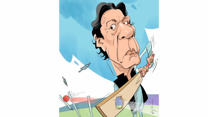 Imran Khan bowled out, finally | undefined