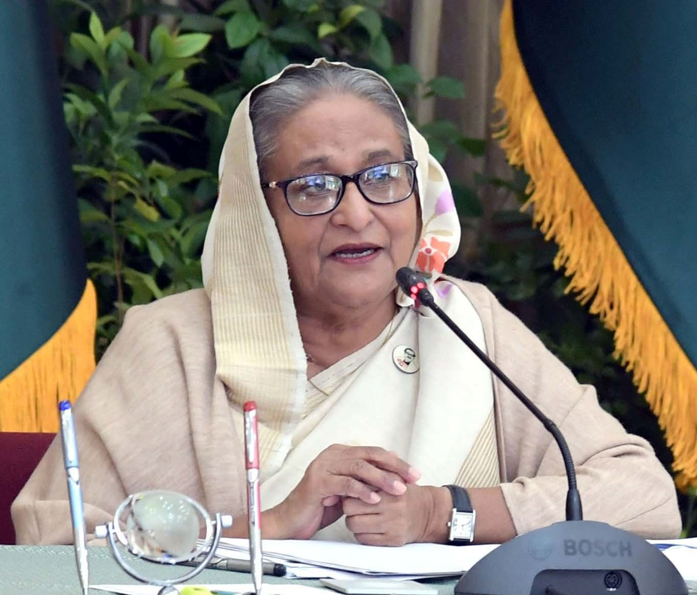 File photo of Prime Minister Sheikh Hasina