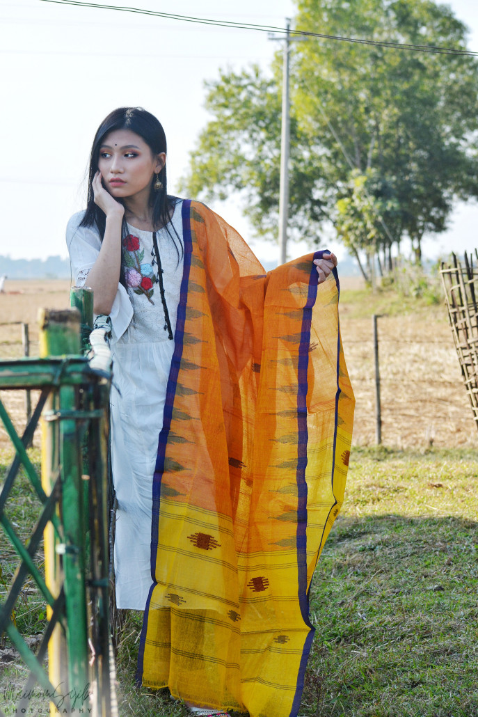 Printed Woolen Stylish Manipuri Ladies Lungi