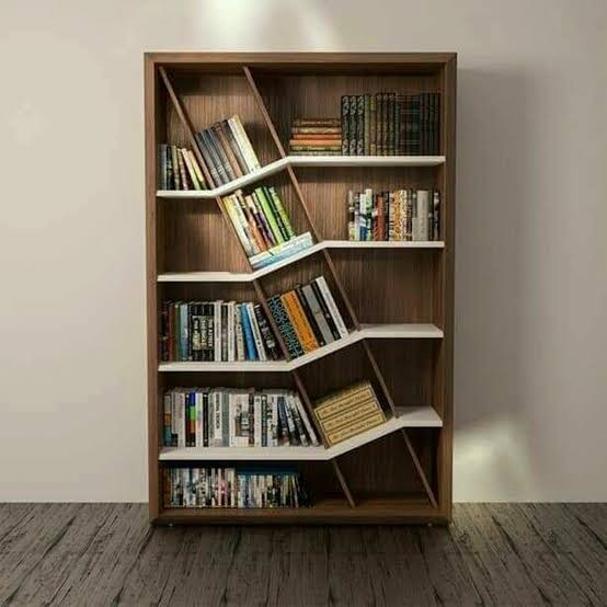 An office nook with a minimal bookcase - was selected as one of the top five photos