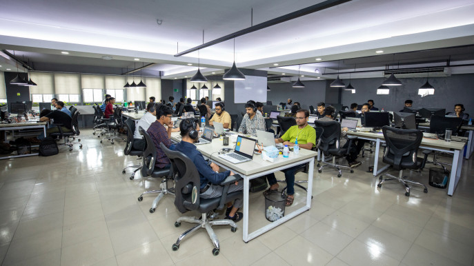 The company has 11 dedicated teams for diversified services like e-commerce healthcare banking fintech etc. There are different teams for different regions as well. At any given time Brain Station 23 handles more than 50 projects simultaneously. Photo: Noor A Alam
