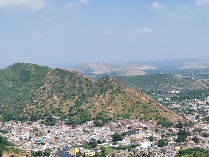 Aravalli Range view from Jaigarh Fort