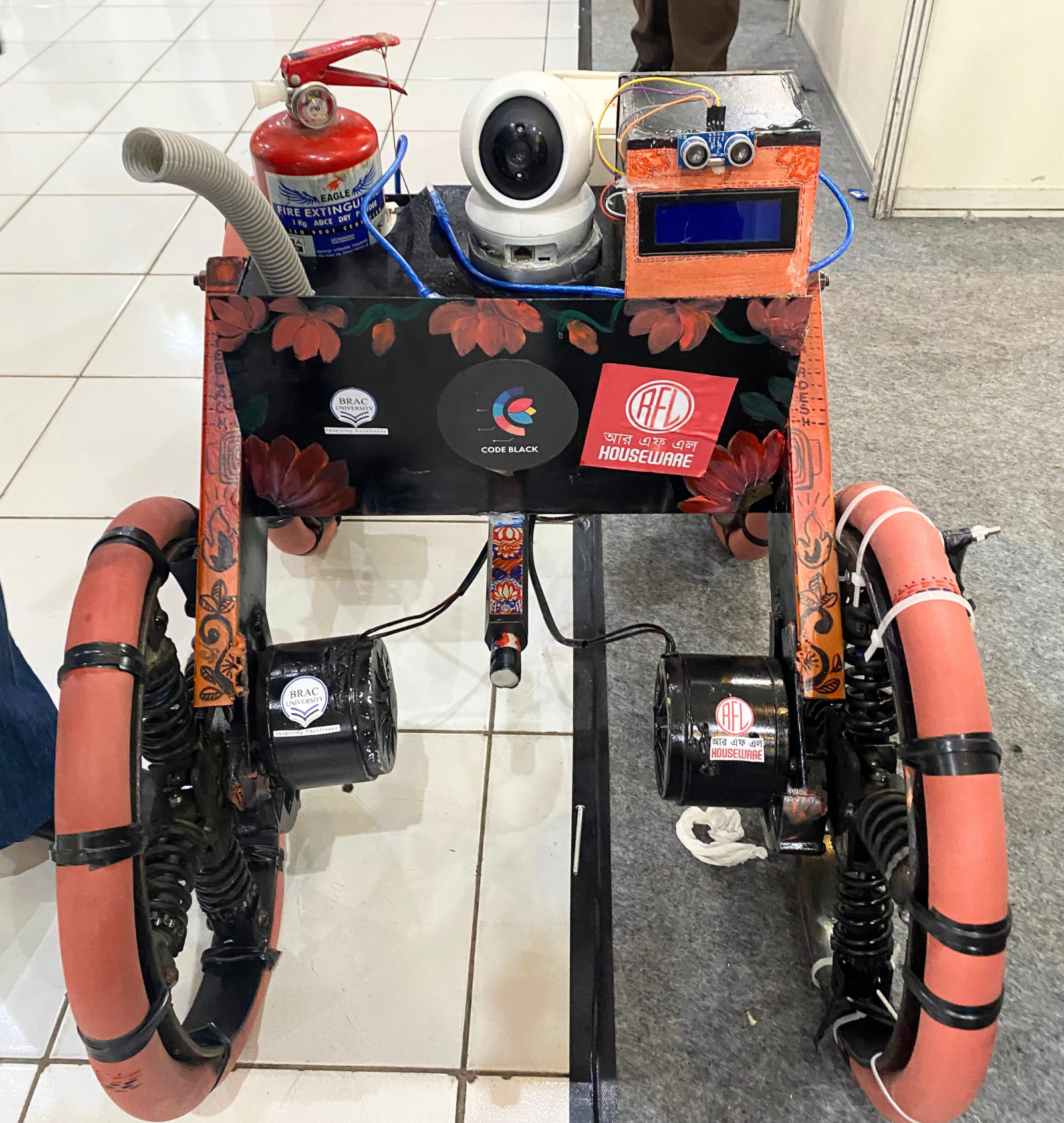 Prohori is a rescue robot engineered for disaster response and search-and-rescue tasks
