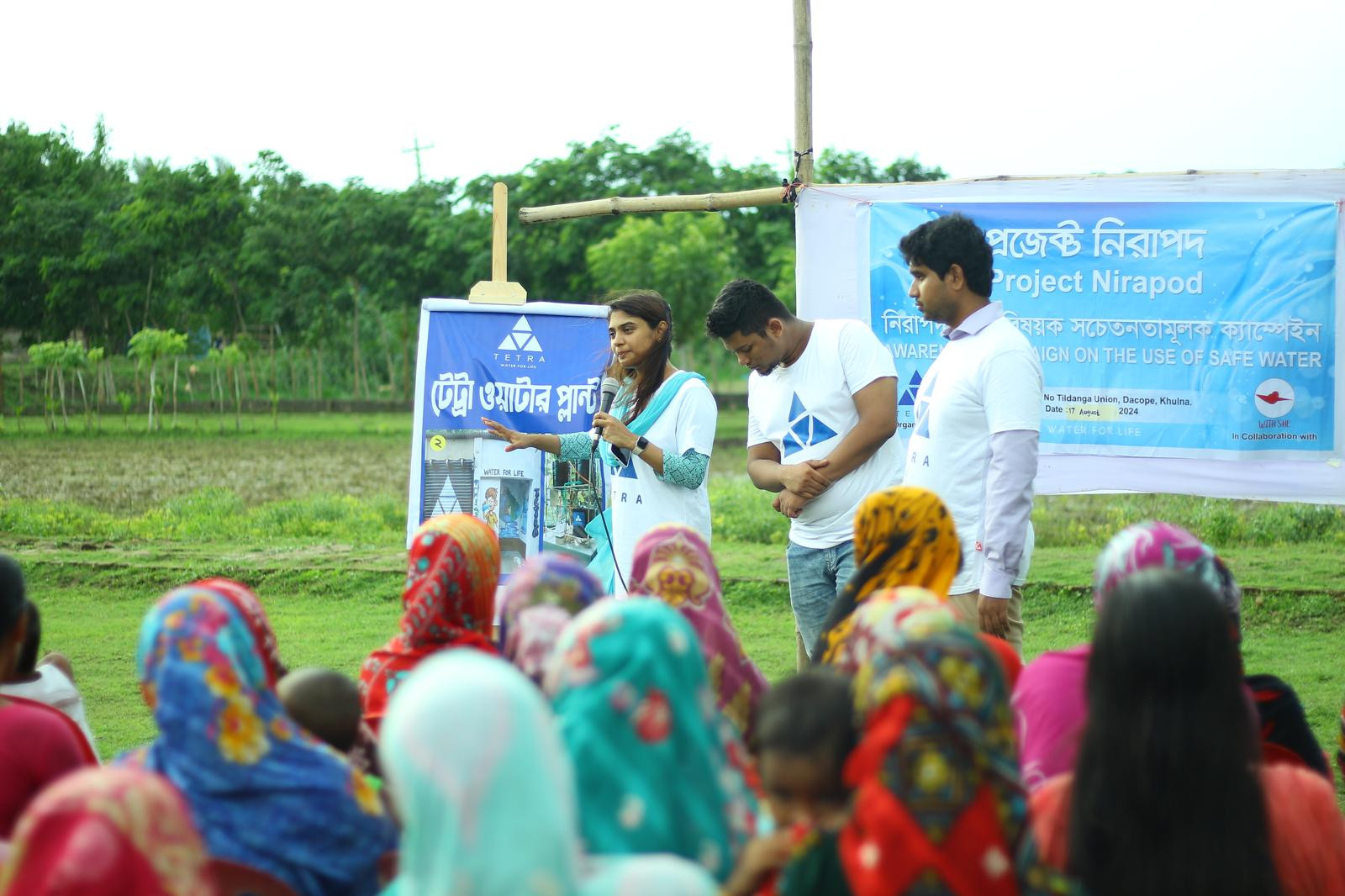 Tetra conducted intensive research and came up with an improved water desalination filter. It's capable of producing over 3000 to 4000 litres of water per day, designed specifically for the lower-income communities in the region.
