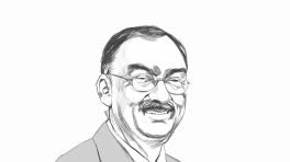 Vivek Katju, Retired diplomat of India. Sketch: TBS
