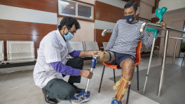 Brac Limb and Brace Fitting Centre (BLBC) has its own workshop where these artificial braces and limbs are made. Photo: Noor A Alam
