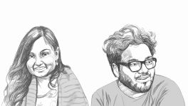 Fahreen Sultan Labonno and Arafat Reza. Illustration: TBS 