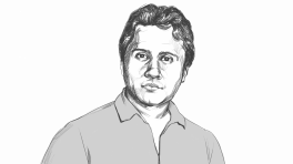 Ibrahim Khalil, journalist. Sketch: TBS
