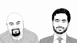 Sandeep Chulani, fellow, YPF and Shah Minhaz Chowdhury, researcher, YPF. Sketch: TBS
