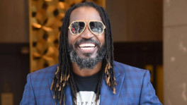 FIERO made suits for Chris Gayle. Photo: FIERO