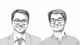 Ahmad Tousif Jami and Zaheer Abbas, research associate, YPF. Sketch/TBS