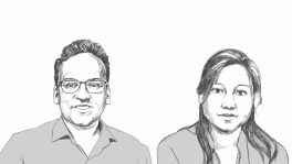 Dr Asad Karim Khan Priyo and Dr Ummaha Hazra, assistant professor, North South University. Sketch/TBS