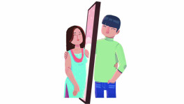 How Tinder is redefining relationships for a generation of Bangladeshis. Illustration: Asifur Rahman 
