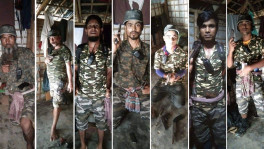 Photos of Rohingya criminals using walkie talkies in Cox's Bazar camps/Collected
