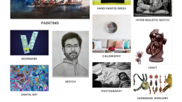 Screengrabs of Paintbeat Art’s web portal and artworks. Photo: Courtesy