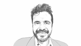 Paolo Gerbaudo. Illustration: TBS 