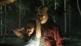 Winnie-the-Pooh terrorises Christopher Robin and his wife Mary when they return to their hometown. Photo: Collected  
