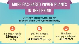 How will 3 new power plants run with gas in short supply?