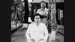 Gregor Roy-Chowdhury and his cousin Mrinal Roy-Chowdhury, the third of four sons of Sudhanaya Roy-Chowdhury, the lone member of the family who decided to stay back in Bangladesh. Photo: Kushal Ray/Courtesy