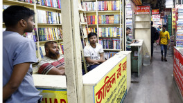 There are three major ‘copybook publishers’ involved in the copying and publishing business in Nilkhet. These include Tajin Boi Ghar and Molly Prakashani. PHOTO: Syed Zakir Hossain
