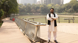 Junaid Rahman at Justice Shahabuddin Ahmed Park. Photo: Syed Zakir Hossain
