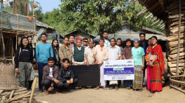Eco Network collaborated with ethnic minority community of Bandarban and installed solar power plants to promote renewable energy. PHOTO: COURTESY