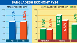 GDP grows 5.82% in FY24, up from last year's 5.78%: BBS 