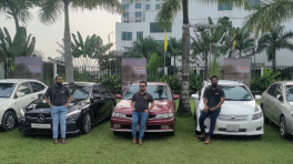 Four young Sylhet natives, Afzal Hossain Chowdhury, Enamul Hasan, Iftikhar Irad and UK-based Shibbir Ahmed, decided to introduce a bold new solution, Udrive, Sylhet’s first self-drive car rental service. Photo: TBS