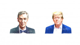 Bill Nye and Donald Trump. Sketch: TBS