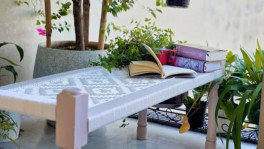 A khatla with white woven ropes and a burnished wooden frame, handcrafted by Sundor – a couple’s venture producing this traditional furniture in Chapainawabganj factory and delivering it nationwide. Photo: Courtesy