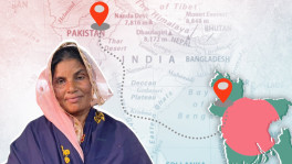 Jahanara Khuku, who was trafficked 47 years ago, arrived in Dhaka on 6 February 2026 on a Biman Bangladesh Airlines flight from Karachi. Photo: TBS