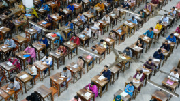 A total of 2,70,000 students took part in the Dhaka University admission tests from the HSC 2022 intake. Photo: Saqlain Rizve