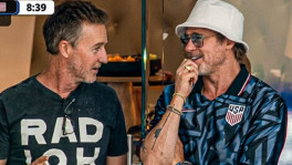 Edward Norton and Brad Pitt were spotted at the Turkey vs USA 2026 FIFA World Cup match on 25 June 2025. Photo: Collected