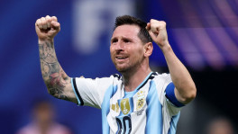 Argentina's Lionel Messi celebrates with teammates after winning the FIFA World Cup 2026 Round of 16 match against Egypt at the Atlanta Stadium in Georgia, US on July 7, 2026. REUTERS